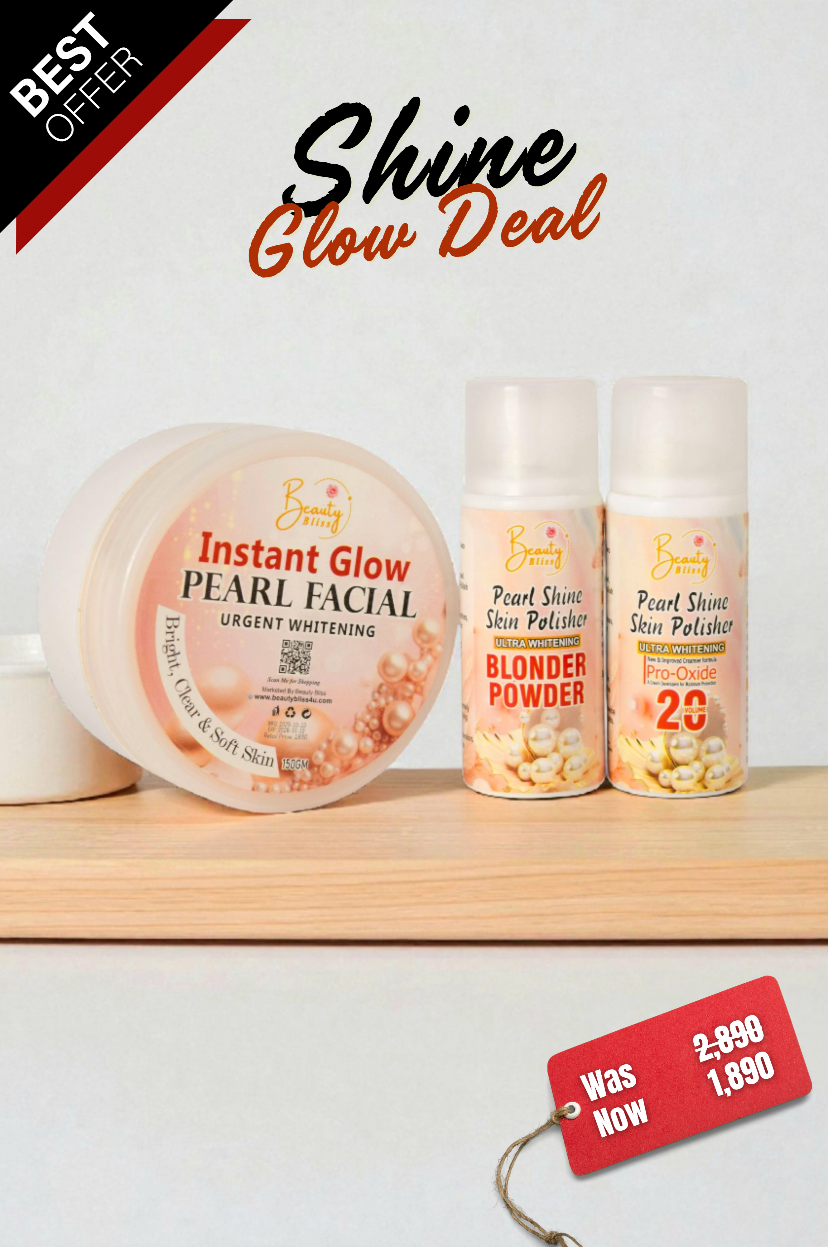 Pearl Facial Clear & Glow With Free Skin Polisher