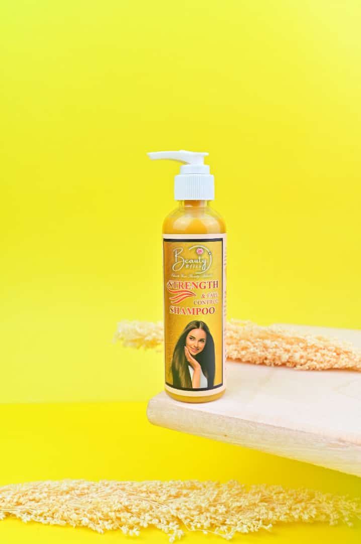 "Strength & Fall Control Shampoo: B5 + Biotin, 95% Less Hair Fall" - Beauty Bliss