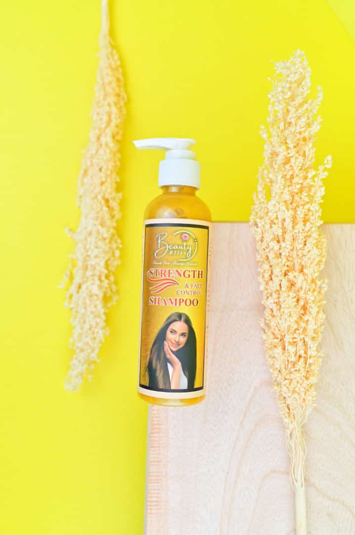 "Strength & Fall Control Shampoo: B5 + Biotin, 95% Less Hair Fall" - Beauty Bliss