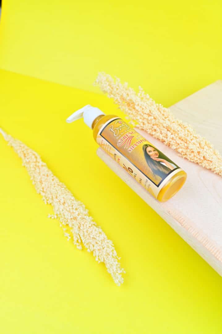 "Strength & Fall Control Shampoo: B5 + Biotin, 95% Less Hair Fall" - Beauty Bliss