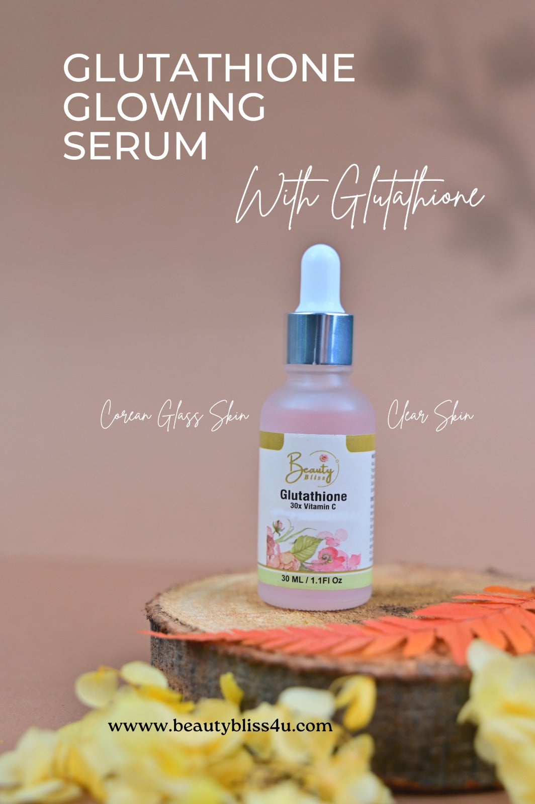 pack Of 4 Deal Glutathione serum 30x Vitamin C 30ML  4 serums